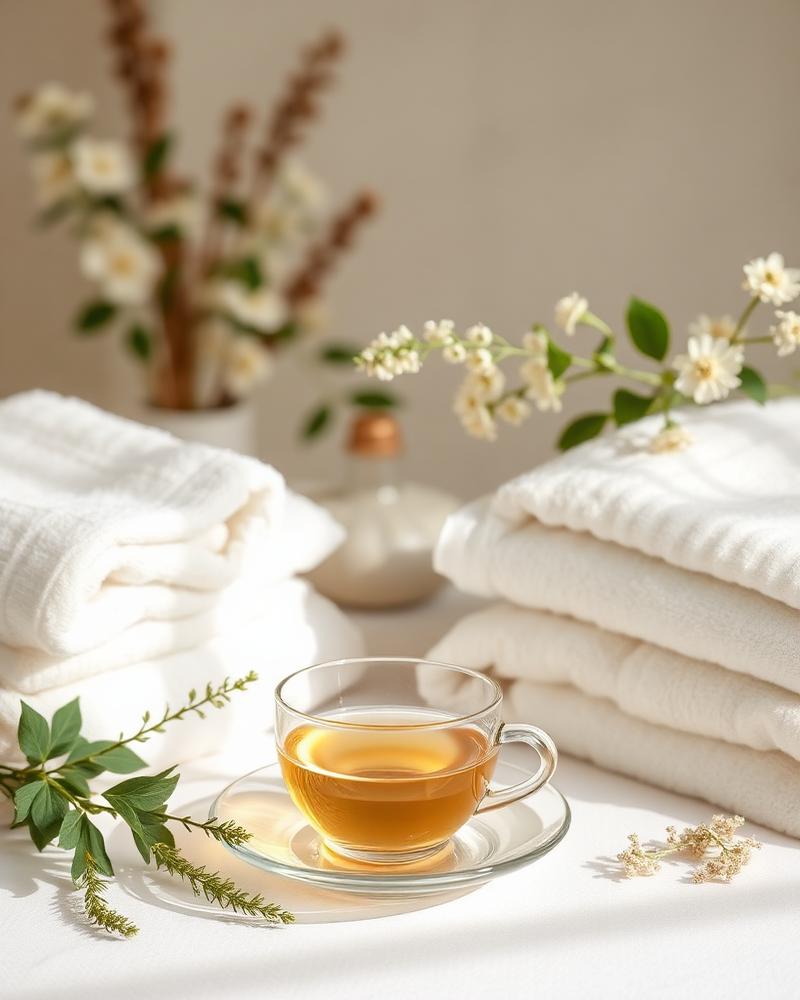 Serene spa and wellness arrangement